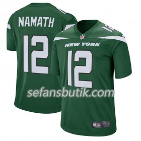 New York Jets Tröjor Joe Namath 12 Nike Grön - Herr